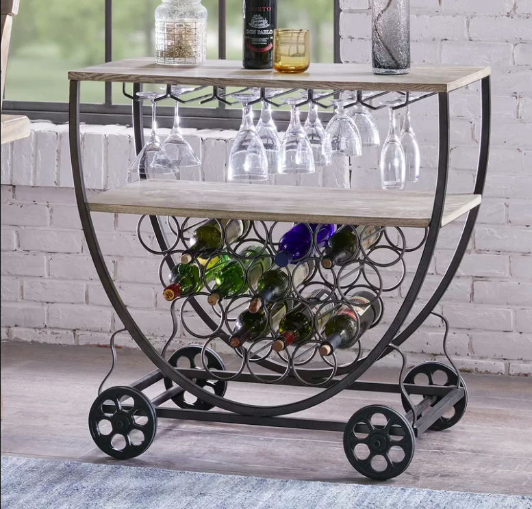 gracie oaks bar cart, home styling, home improvement ideas